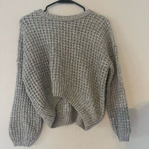 Gray Knit Sweater